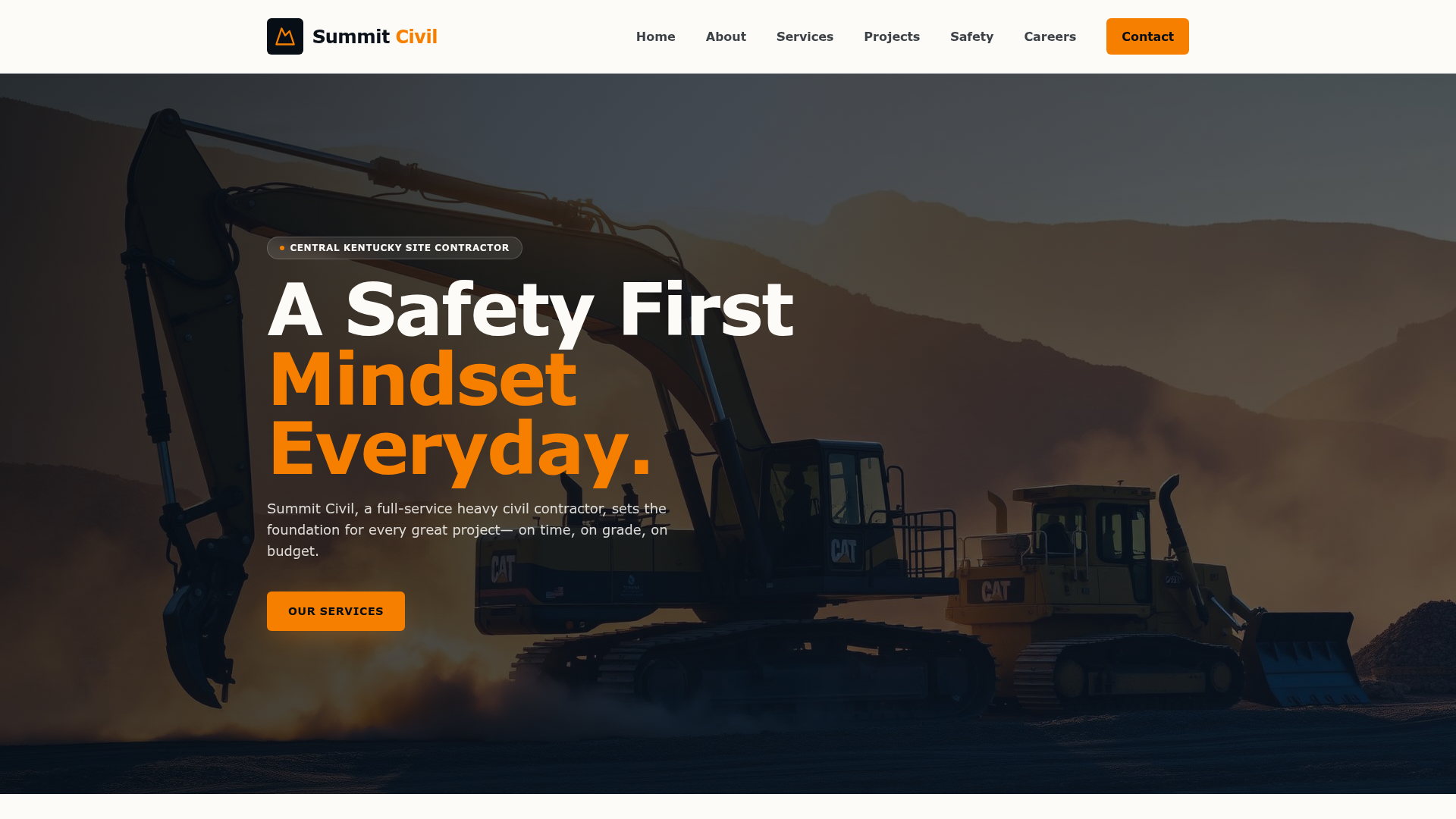 Summit Civil website screenshot